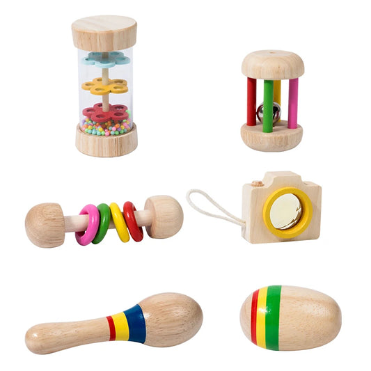 Musical Rattle Set With Xylophone Newborn Sensory Toys