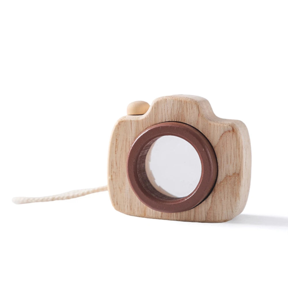 Variant image for Wooden Montessori Camera Toy for Kids, BPA Free, Lightweight, Sensory Play Gift for Toddlers and Young Children-2