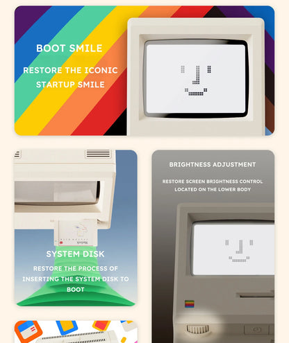 Retro Alarm Clock With Digital Display Desktop Decor Inspired By Vintage Computers Fall 2025 Gift