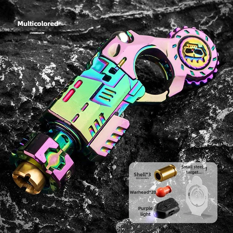 Fidget Toy Pistol Shell Ejecting Stress Relief, TikTok Viral Fall 2026 Desk Gadget Gift for Teens