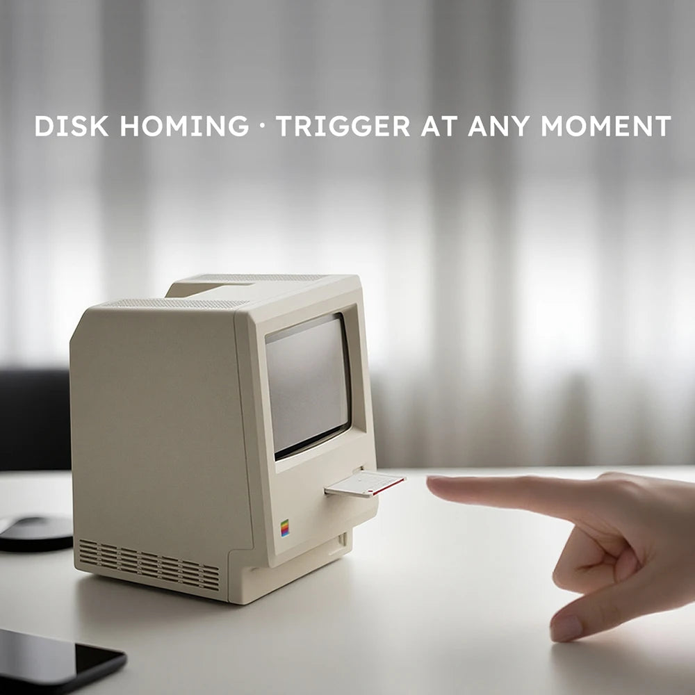 Retro Alarm Clock With Digital Display Desktop Decor Inspired By Vintage Computers Fall 2025 Gift