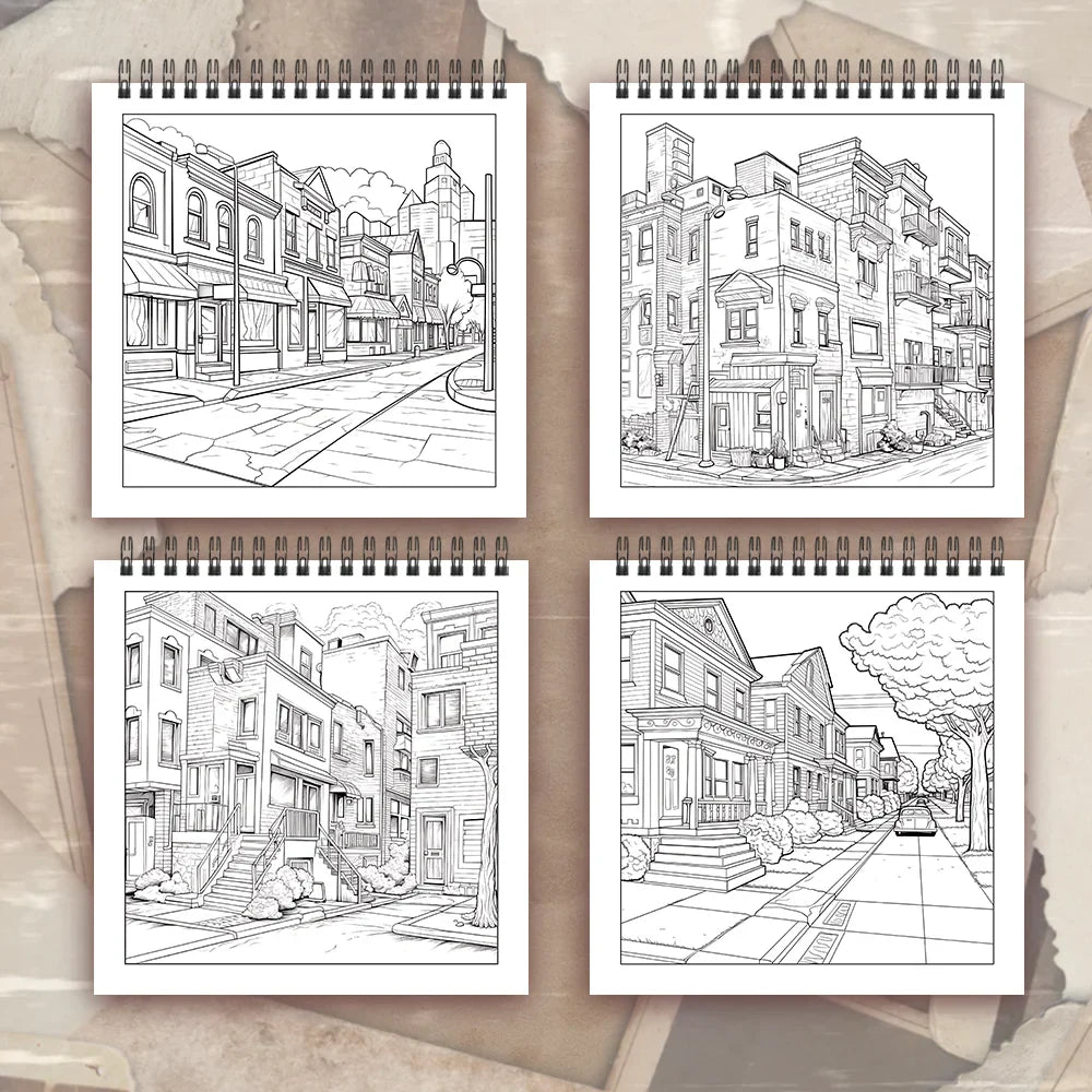 Adult Coloring Book Spiral Bound 30 Sheets 8.3 By 8.3 Inches Holiday Gift Idea For Relaxation 2025