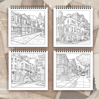 Adult Coloring Book Spiral Bound 30 Sheets 8.3 By 8.3 Inches Holiday Gift Idea For Relaxation 2025