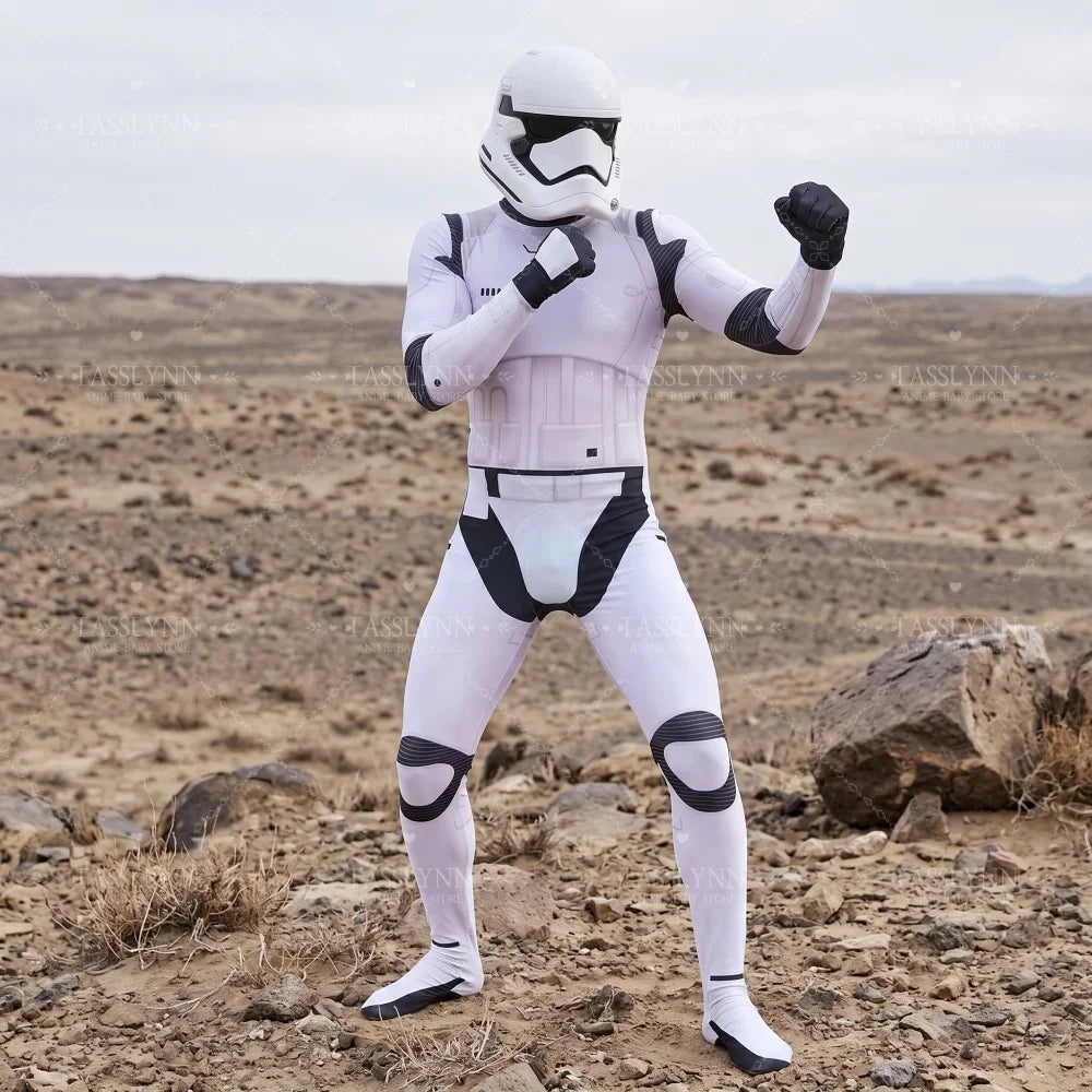 Star Wars Imperial Stormtrooper Zentai Jumpsuit Cosplay Costume for Men Boys Adults Halloween 2026