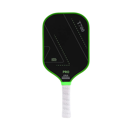 Variant image for Raw Carbon Fiber Pickleball Paddle with 16MM Polymer Core and Faux Leather Grip for Enhanced Control and Spin-2