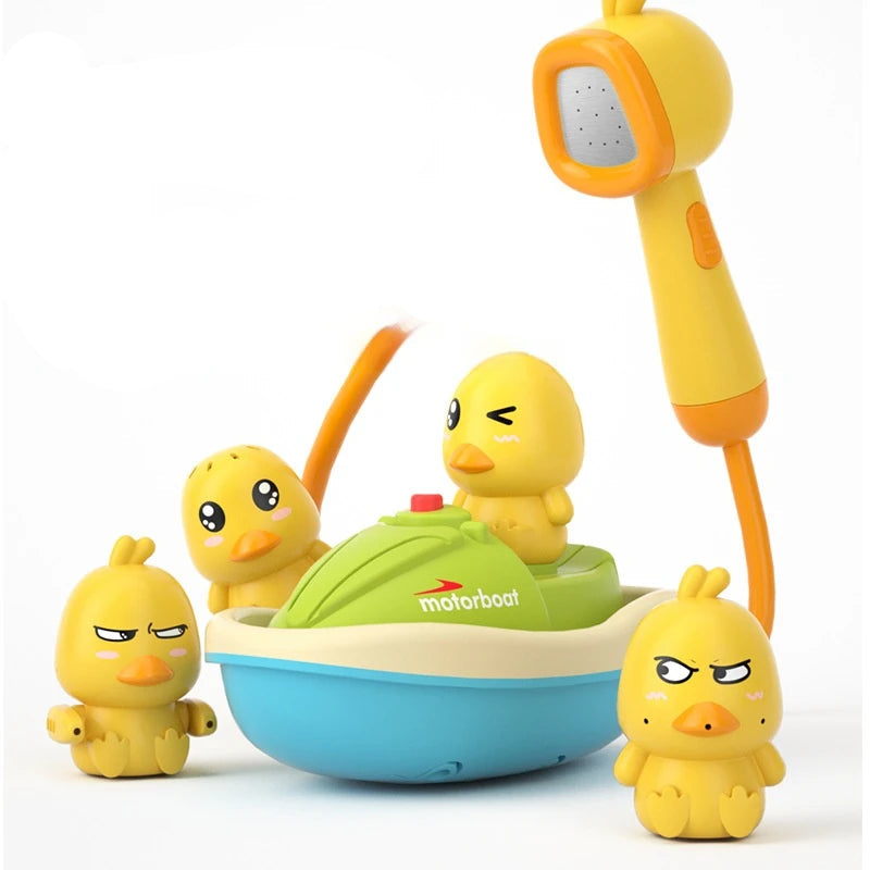 Cute Duck Electric Water Spray Bath Toys for Kids Fun Interactive Bathing Gifts