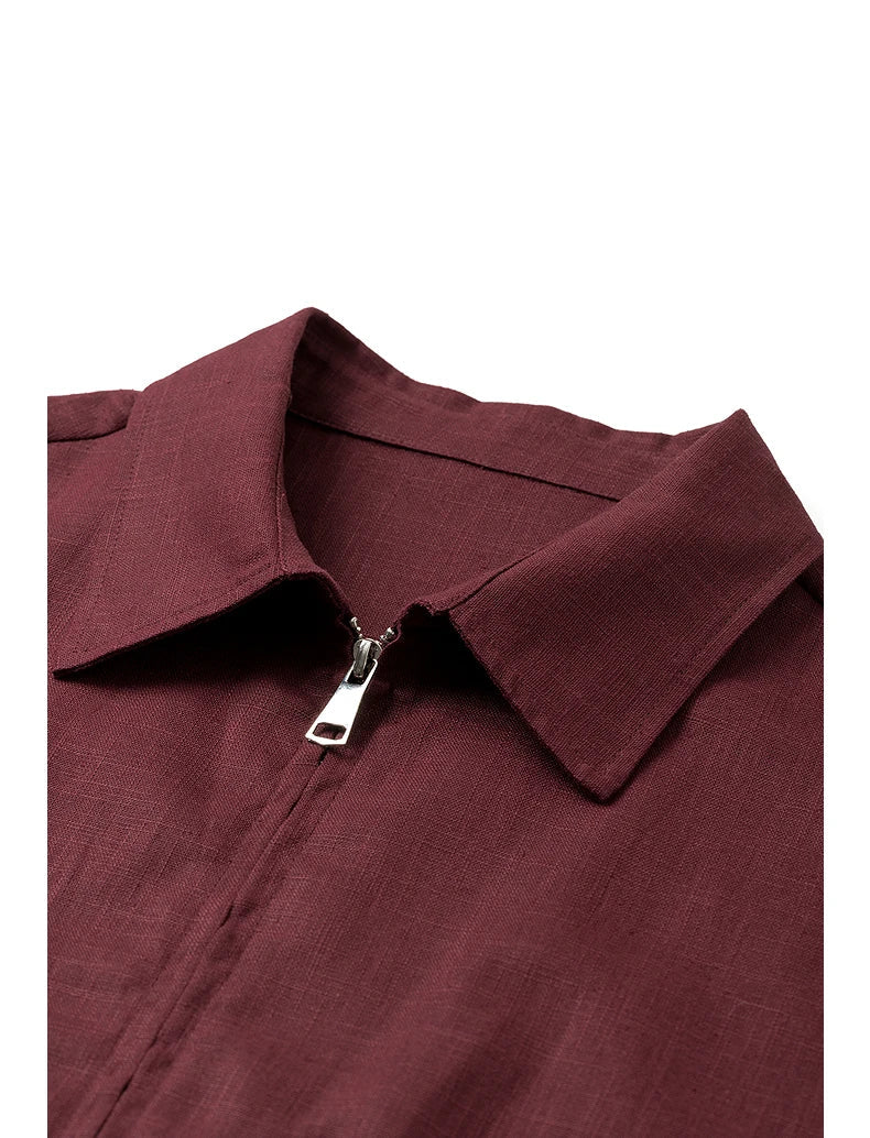 Lightweight Women's Sleeveless Jacket - Linen Cotton, Spring