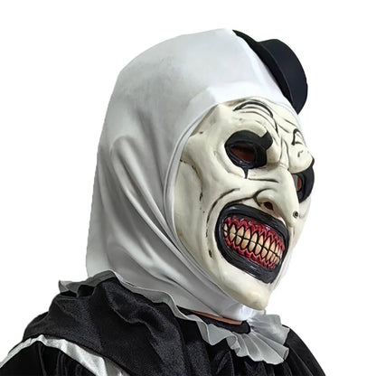Klovnemaske Terrifier Latex Cosplay Halloween 2025 One Size