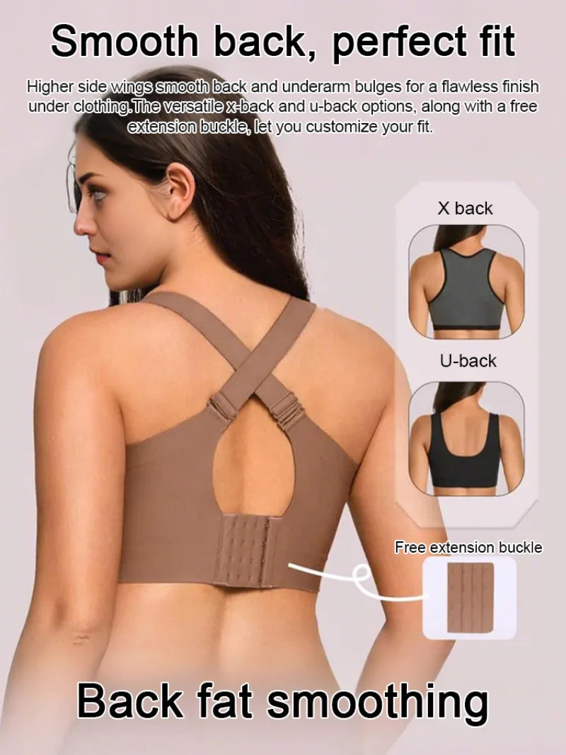 Supportive seamless women's bra – wire-free, full coverage, padded, everyday comfort