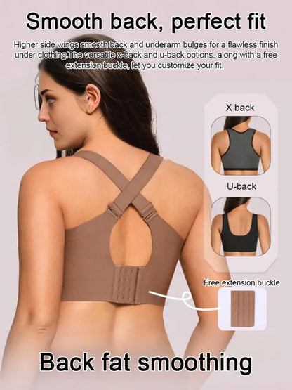 Supportive seamless women's bra – wire-free, full coverage, padded, everyday comfort