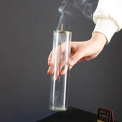 Glas-Räuchergefäß mit abnehmbarem Aschefänger Wohnkultur