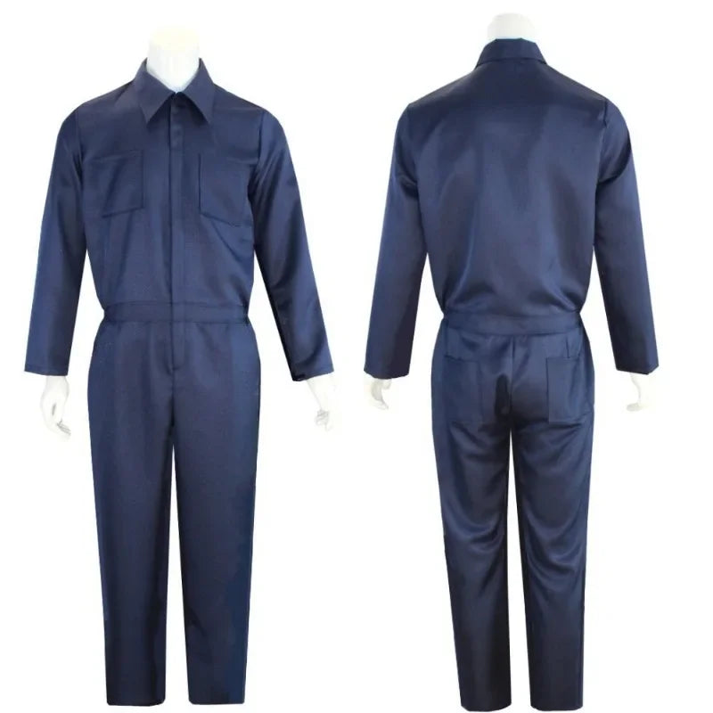 Authentic Michael Myers Halloween Costume for Adults with Realistic Mask - Perfect for Cosplay and Horror-Themed Events