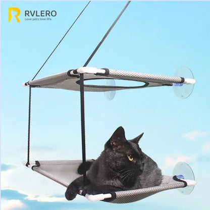 Amaca per Gatto Letto da Finestra Doppio Piano Montaggio a Ventosa Posto Soleggiato Sedile Accogliente per Pisolino Montato a Parete Autunno 2025