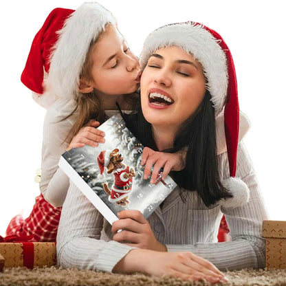 Calendario de Adviento de 24 Días con Figuras Ornamentales