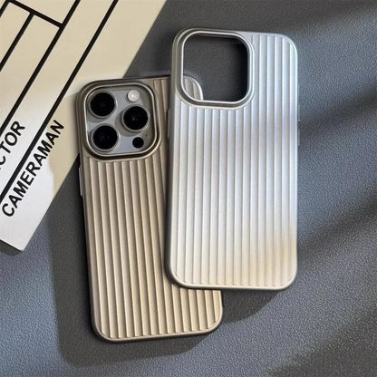 Advanced Electroplated Grille Phone Case for iPhone 16 15 14 Pro Max Plus Luxury Cover