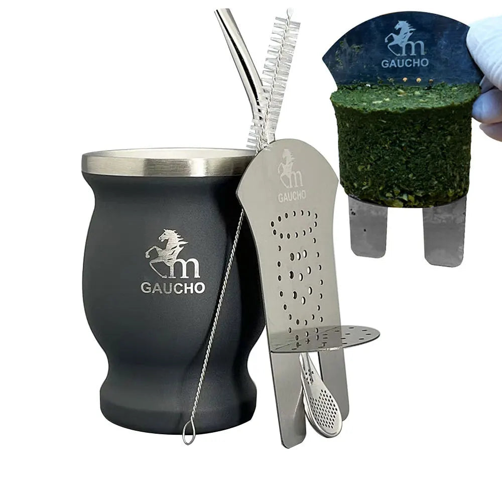Yerba Mate Bombilla Set Stainless Steel Mate Kit Easy Clean