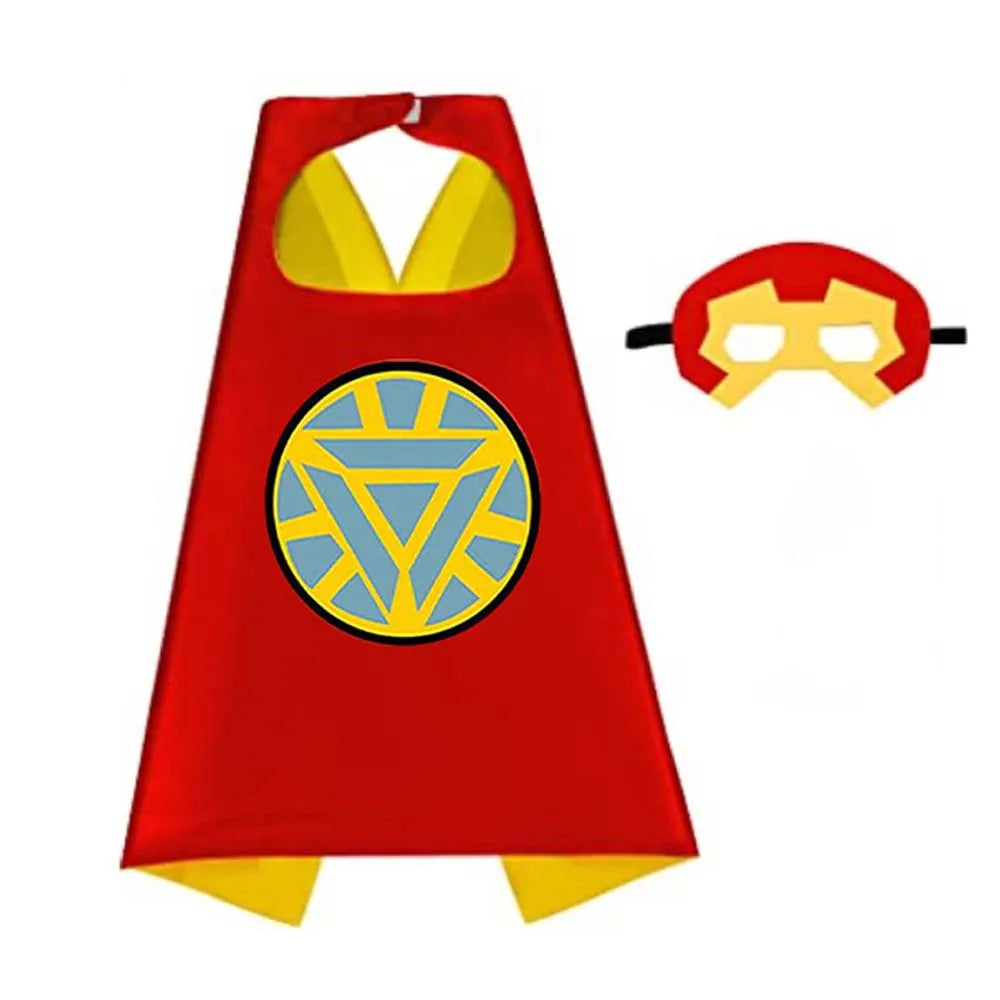 Set superheldencapes voor jongens en meisjes, verjaardagsfeest, cartoonverkleedkleding, Halloween-cosplayfeestbenodigdheden, paascadeau 2026