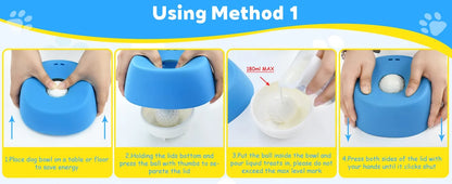 Anti-Choking Slow Feeder Dog Bowl – Non-Slip Lick Mat 3/4 Cup Liquid Treat Holder for Dogs 2026