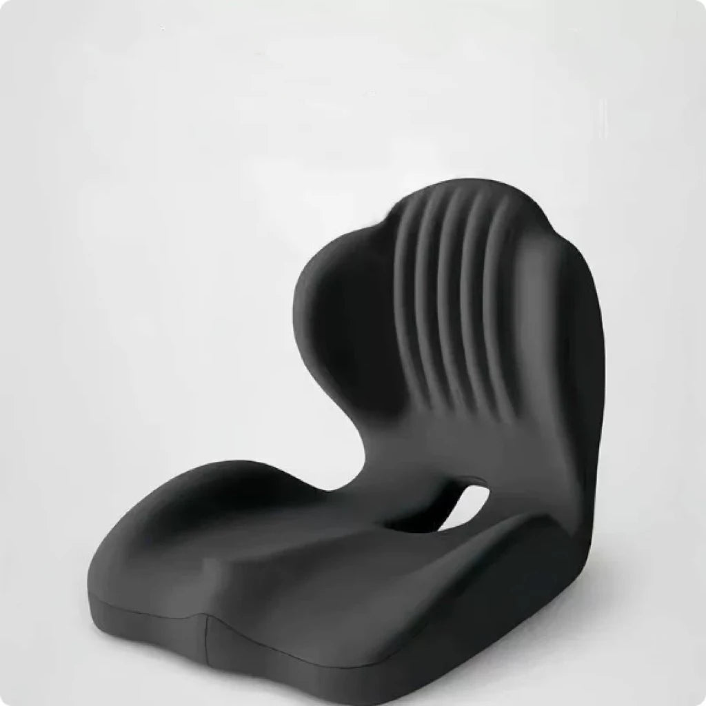 Memory Foam Seat Cushion – Ergonomic Lumbar Support for Office Chair and Car, Stress Relief