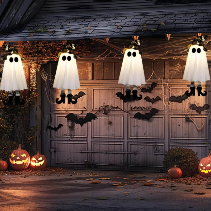 Halloween LED Witch Ghost Hanging Ornament Lamp Horror Set for Home Outdoor Yard Party Decoration 2026