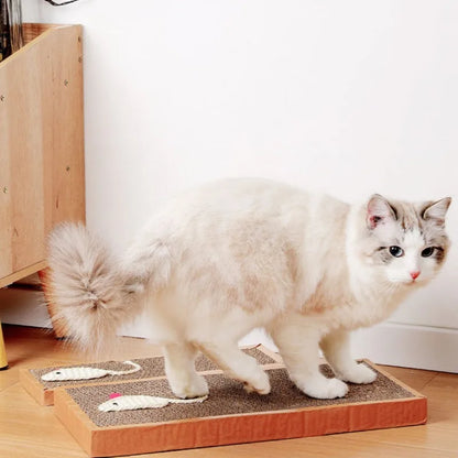 Pet Cat Scratching Board Cat Cardboard Mat for Claw Grinding