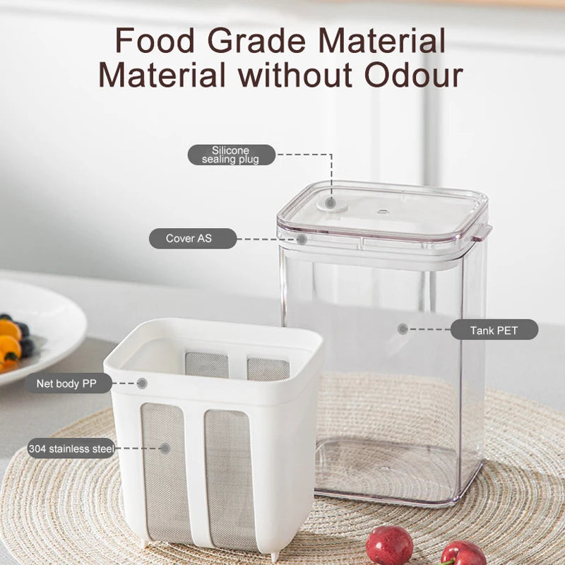 Yogurt Strainer Stainless Steel Filter For Whey Separation