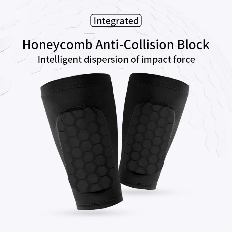 Football Shin Guard Sleeve Covers - Lightweight Elastic Protective Leg Sleeves for Men Women and Teens