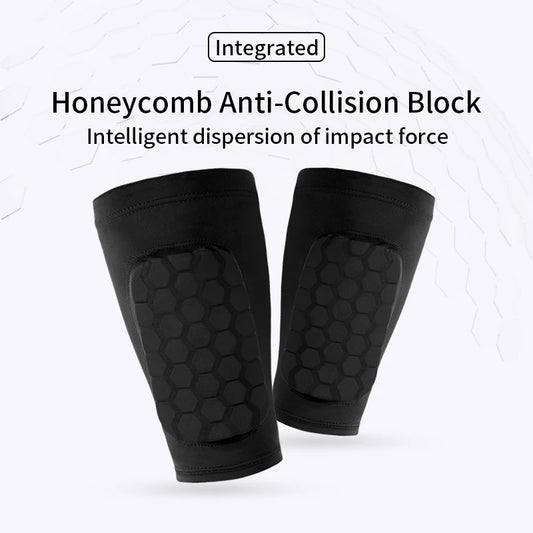 Football Shin Guard Sleeve Covers - Lightweight Elastic Protective Leg Sleeves for Men Women and Teens
