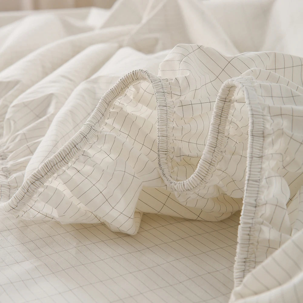 Earthing Grounding Fitted Sheet Cotton Silver Plug Included