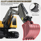 Professional RC Construction Vehicle Set - 2.4G Alloy Excavator & Dump Truck Toy for Kids