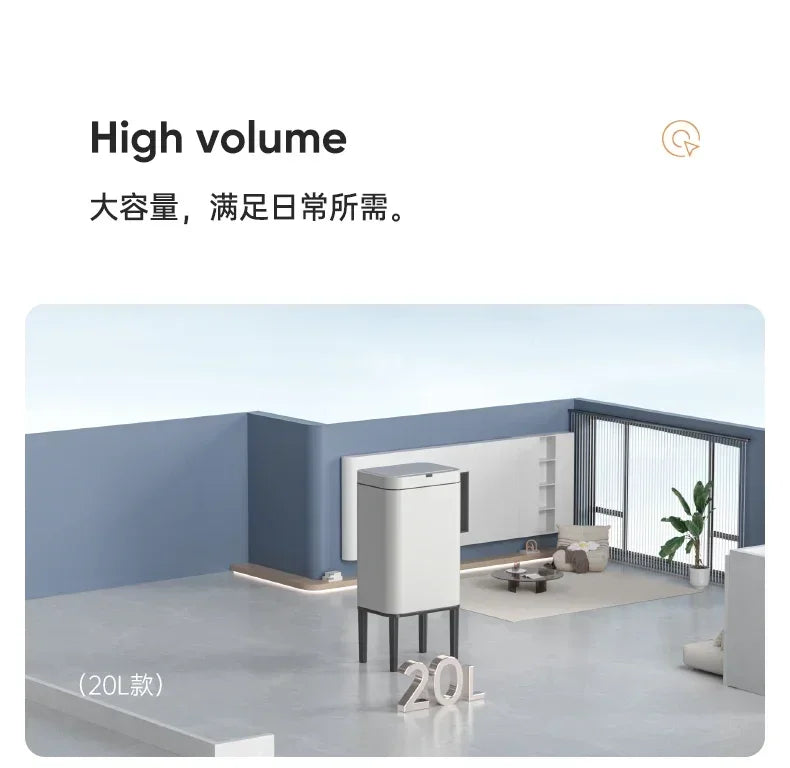 Smart Sensor Trash Can 20L Stainless Steel Waste Bin