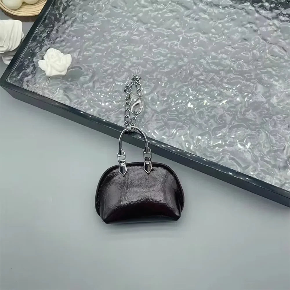 1+1 Gratis Birkin Inspiriertes Mini Handtasche - Kleine Muschel Münzbeutel Charm Schlüsselanhänger