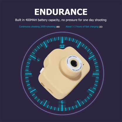 Mini HD Kids Camera - Portable Digital Selfie Photography Toy for Outdoor Fun, Perfect Christmas Gift for Children