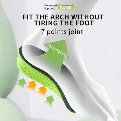 Height Increase Memory Foam Insoles With Arch Support Plantar Fascia Insole