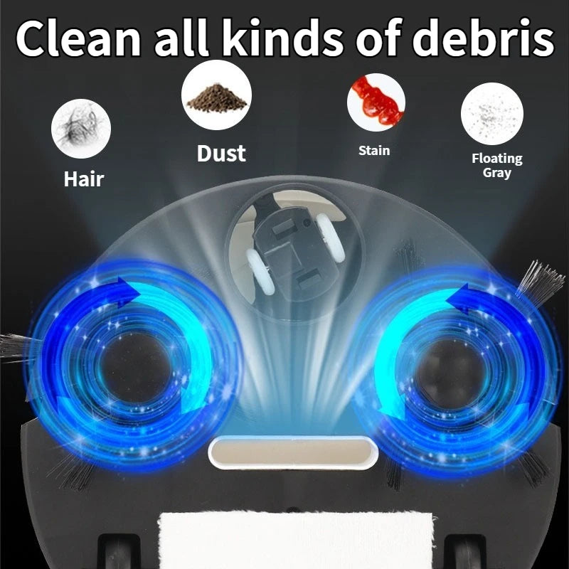 Robot spazzante a aspirazione 3 in 1 Mini spazzatrice automatica