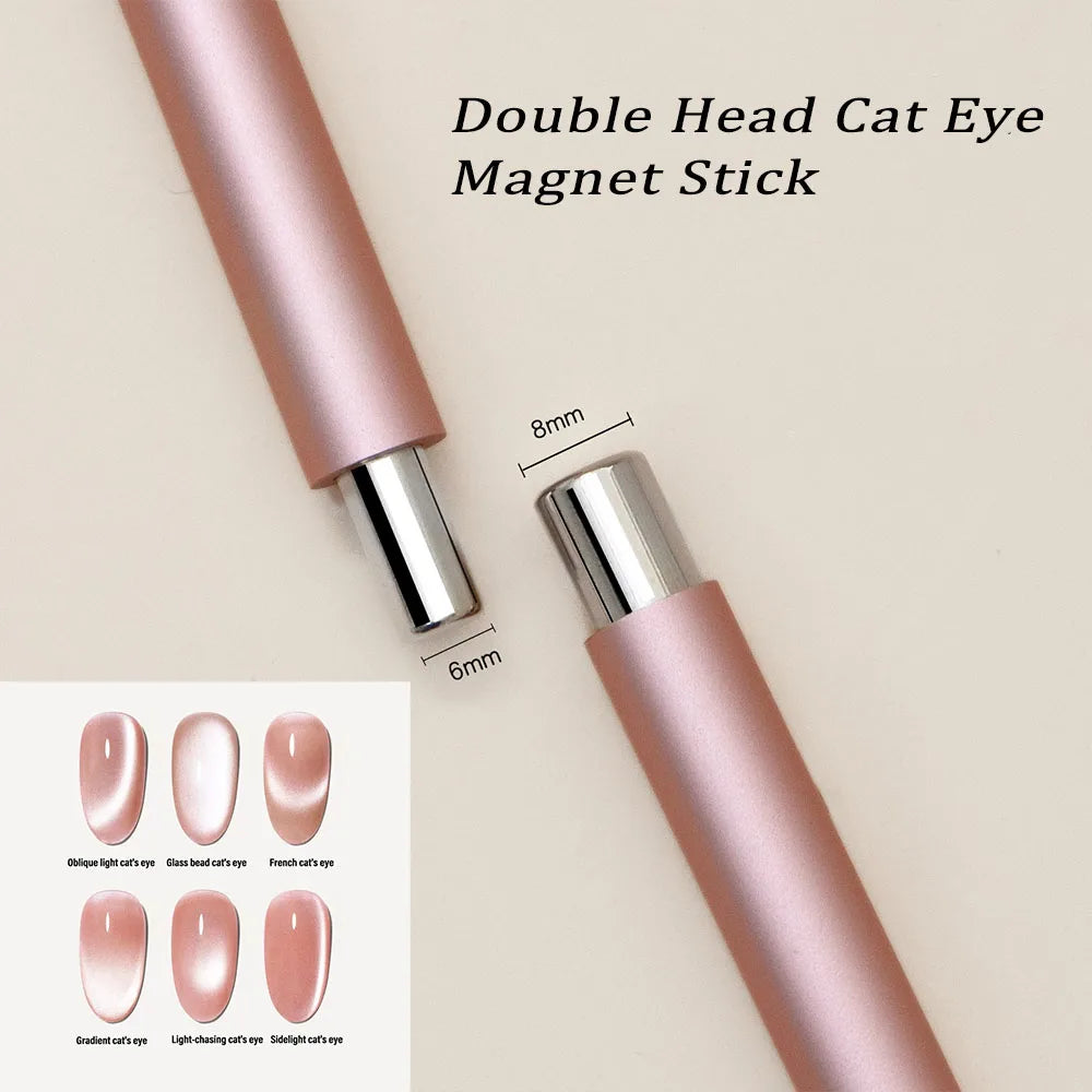 Cat Eye Nail Magnet Double Headed Magnetic Pen Tool For Precise Nail Art Design TikTok Viral Fall 2026