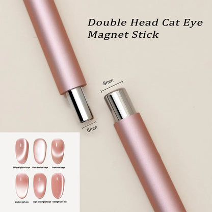 Cat Eye Nail Magnet Double Headed Magnetic Pen Tool For Precise Nail Art Design TikTok Viral Fall 2026