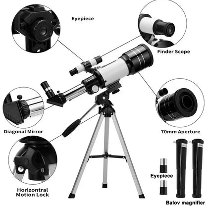 Astronomical Telescope Monocular 150X Zoom HD Night Vision For Moon And Star Viewing Holiday Gifts 2026