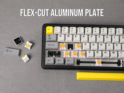 Teclado mecánico 68 teclas inalámbrico Bluetooth RGB efecto Hall