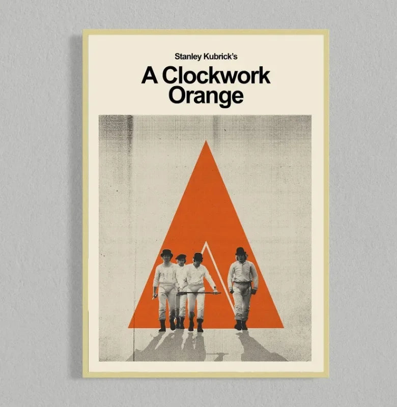 Retro Movie Poster Canvas Collage Mid Century Wall Art