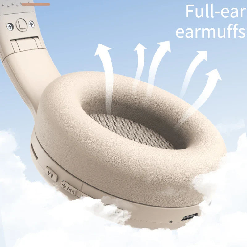 Wireless Bluetooth Headphones Over Ear Noise Cancelling