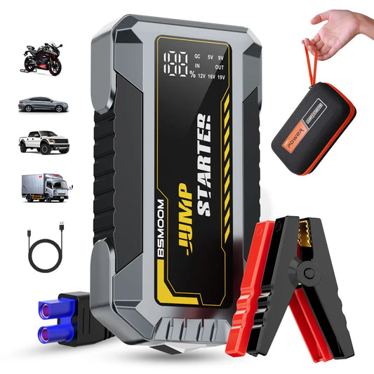 Jump Starter Power Bank 12V Car Booster Portable Emergency Charger Fall 2025 Gift Idea