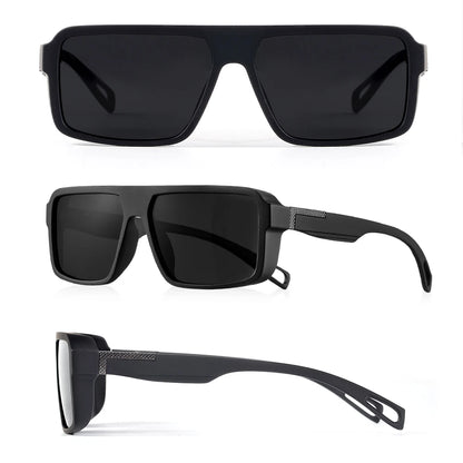 Classic Square Polarized Sunglasses for Men Women Fashion Sports Shades