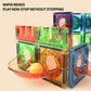 3D Magnetic Building Tiles for Kids - Clear STEM Educational Toys, Creative Marble Run Blocks Set