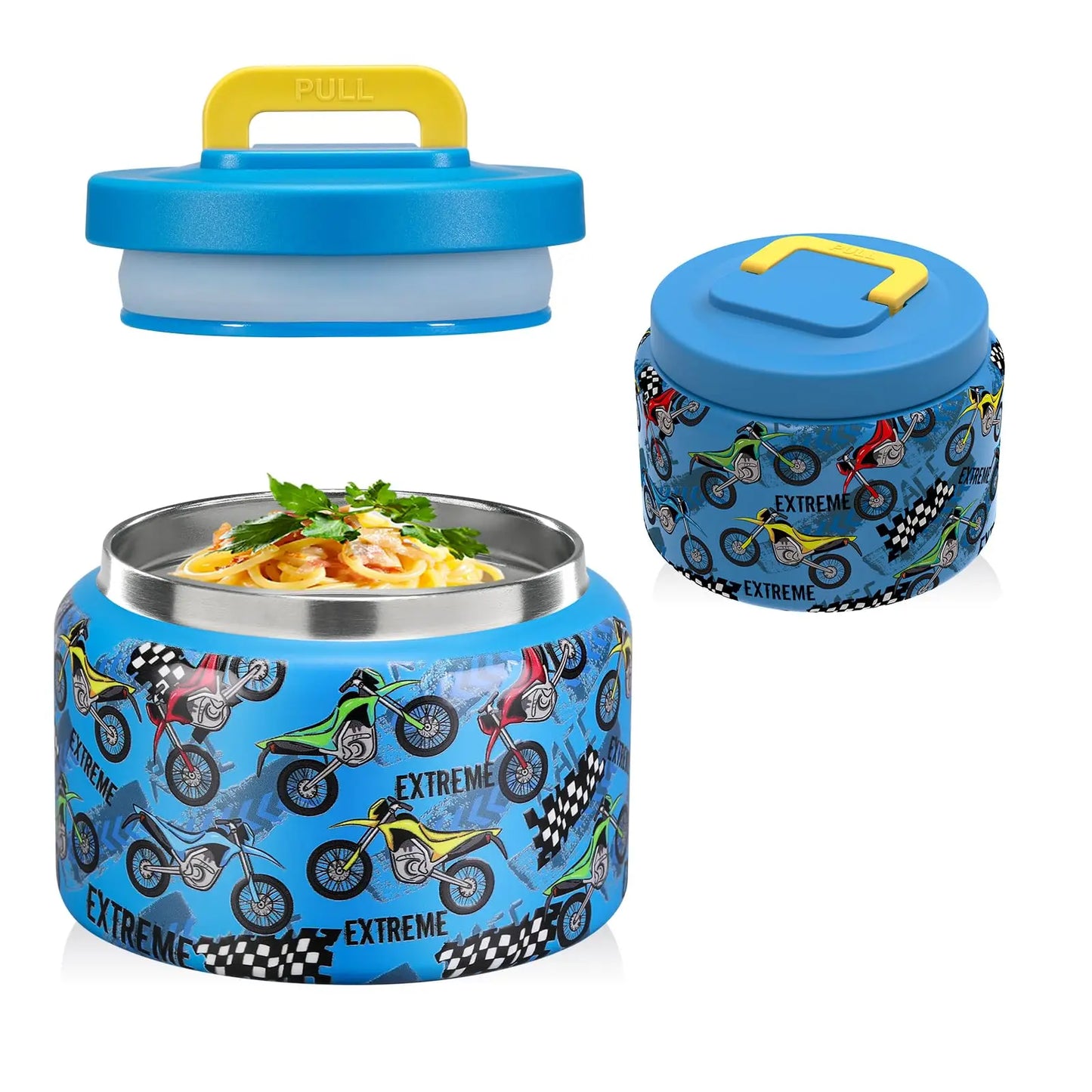 Barattolo per alimenti isolato 8 Oz bambini acciaio inossidabile thermos a vuoto ritorno a scuola 2025 a prova di perdite senza BPA