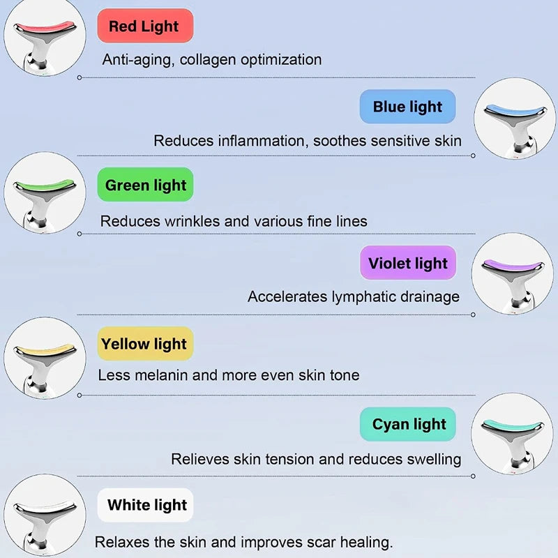 Face Lifting Massager EMS Neck And Face Device LED Photon Therapy Anti Wrinkle TikTok Viral Fall 2026 Gift