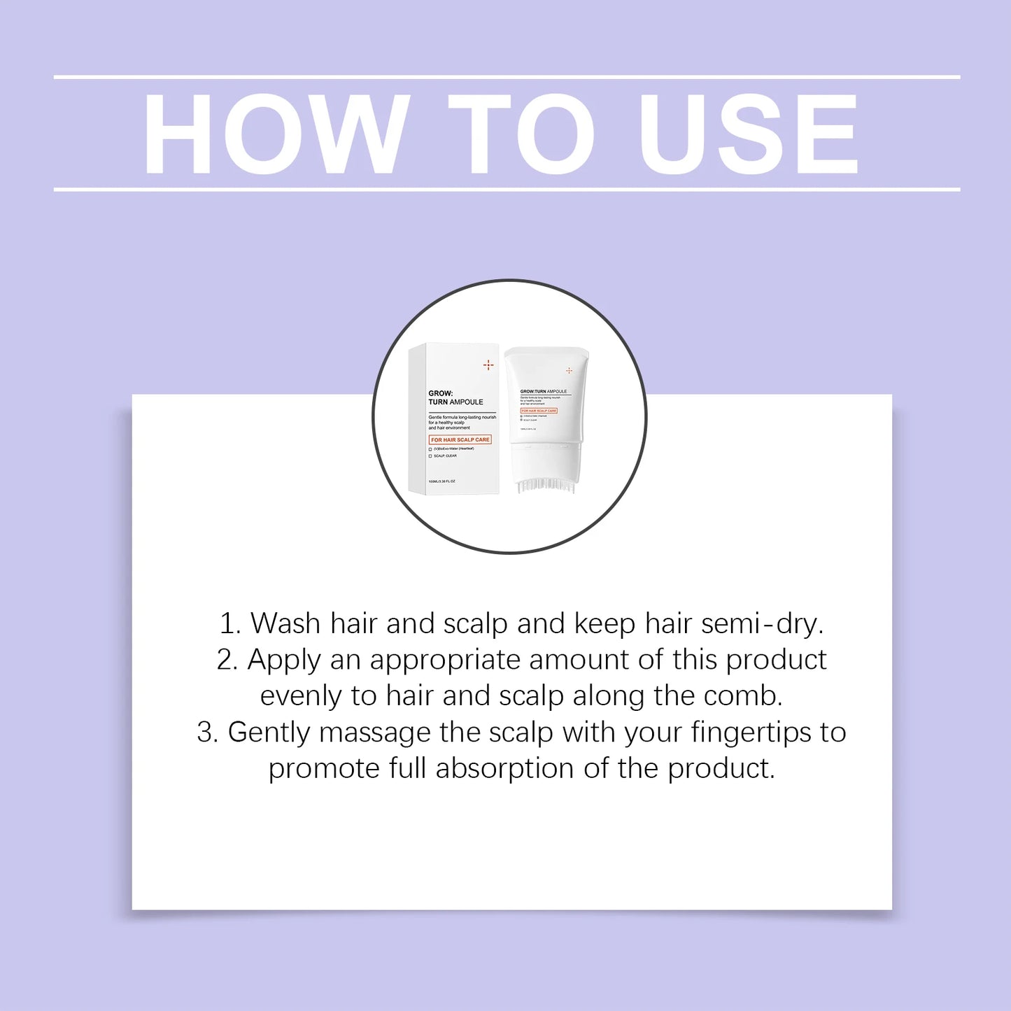 Scalp Serum with Built-in Massager Brush 100ml – Hair Growth Treatment Reduces Hair Loss Repair 2026