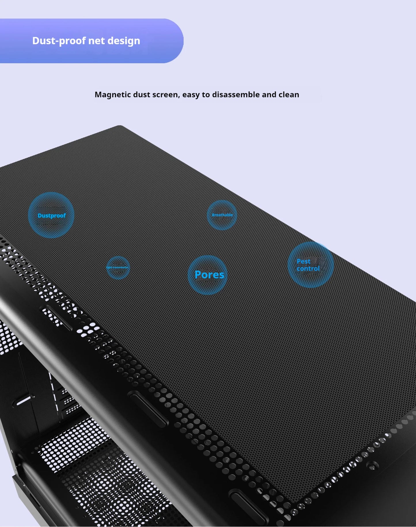 Boîtier PC avec côté en verre Support ATX M ATX ITX Radiateur 360mm