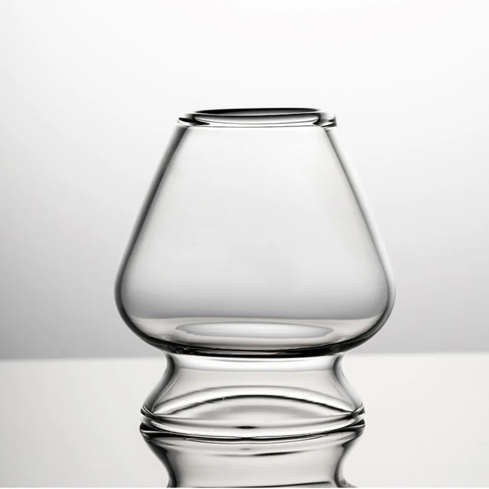 Matcha Mixing Bowl Glass Pouring Spout Japanese Tea