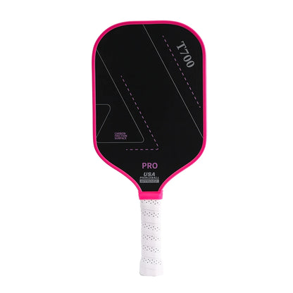 Variant image for Raw Carbon Fiber Pickleball Paddle with 16MM Polymer Core and Faux Leather Grip for Enhanced Control and Spin-5